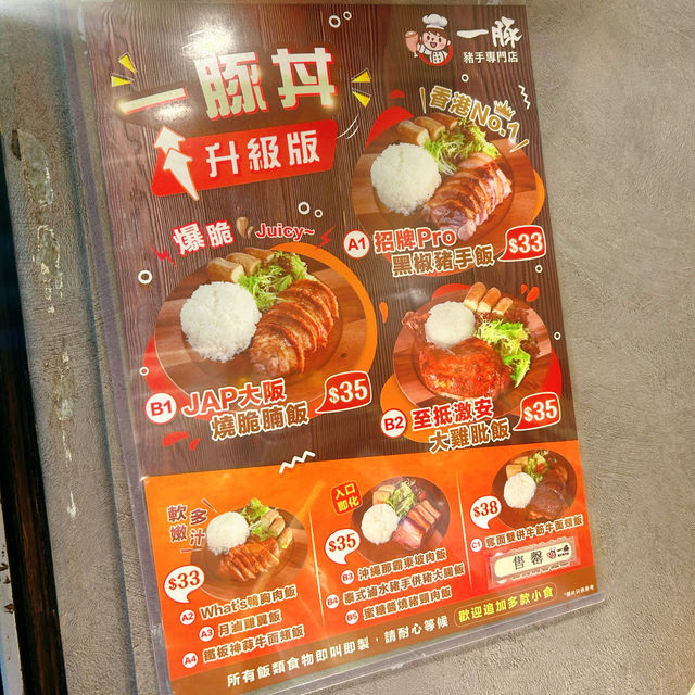 一豚豬手