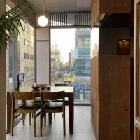 Chic place for a drink and light meal in Hapjeong
