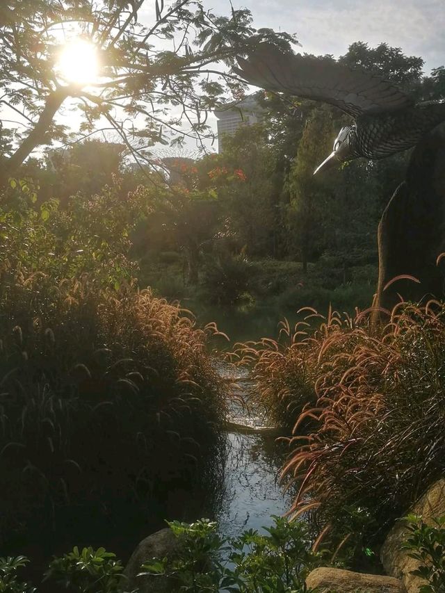 Kingfisher Lake At Gardens By The Bay