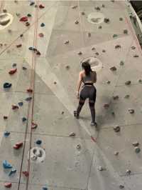 Wall climbing at Putrajaya Challenge Park