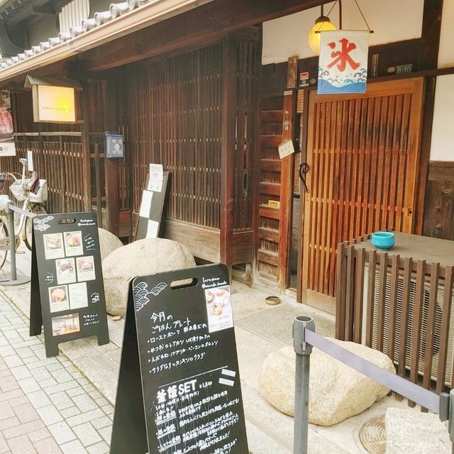茨木市町家cafe omo cafe+c 夏季限定かき氷