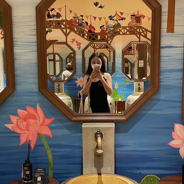 화장실마저 태국느낌 너무 예쁜 곳🧡