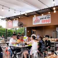 หมูกระทะ วิวดี ติดแม่น้ำเจ้าพระยา! บรรยากาศดีเวอร์