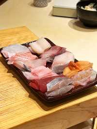「鮨燐」尖沙咀鮨店，晚市套餐有沙律、麵豉湯同甜品柚子雪芭