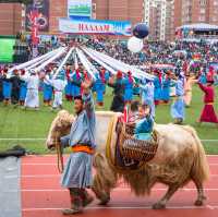 Mongolian nomad family