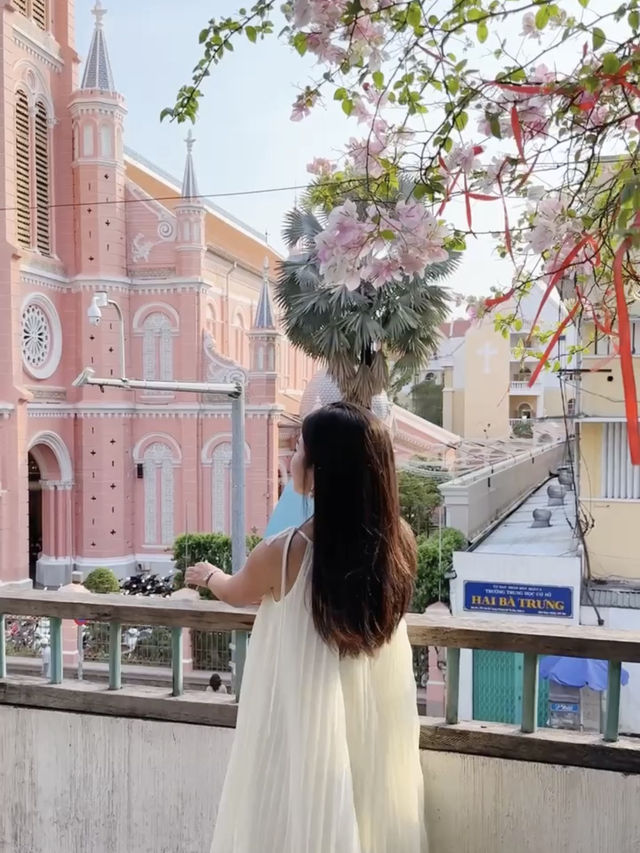 越南🇻🇳胡志明粉色教堂⛪️