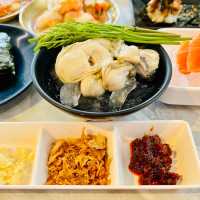บุฟเฟ่ต์ร้านเด็ด‼️ชาบูปิ้งย่างกุ้งเผาอาหารญี่ปุ่น