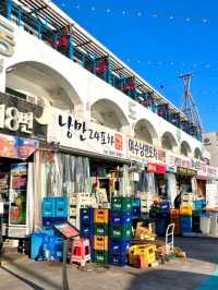 여수 역대급 바다뷰 레트로 감성 삼합 맛집