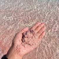 pink beach komodo island