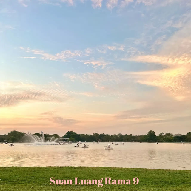 📍🌳 สวนหลวง ร.9 (MRT หัวหมาก สายสีเหลือง)
