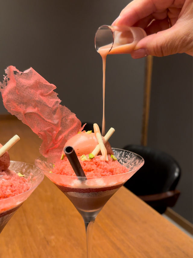【福岡カフェ】目の前で作り出される美しいかき氷✨️