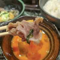 스키야키 맛집은 여기! 오사카 “Shabumai”