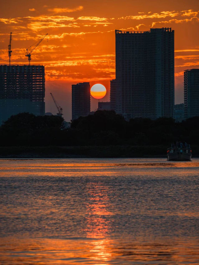 【東京台場海濱公園】自由女神像打卡🏖️，無人擁擠🥰🥰🔥