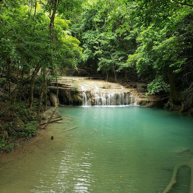 Dive into nature’s playground at Erawan National Park – a waterfall wonderland awaits!