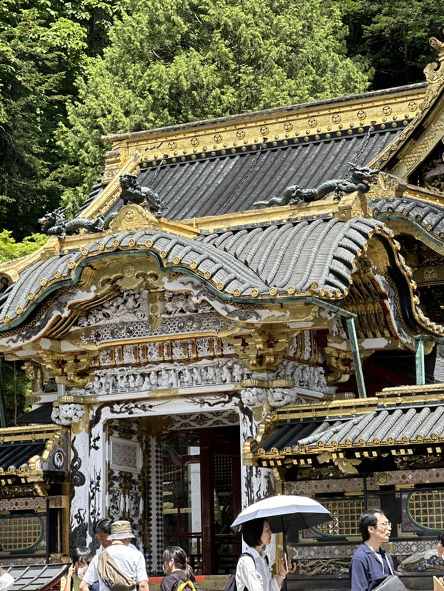 Golden Intricate Temple in Nikko