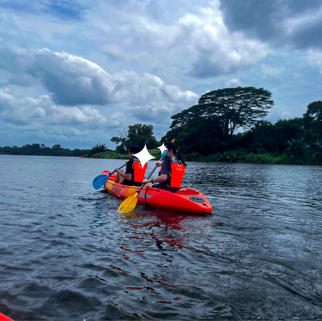 Kayaking at Lower Seletar Water Sports Centre