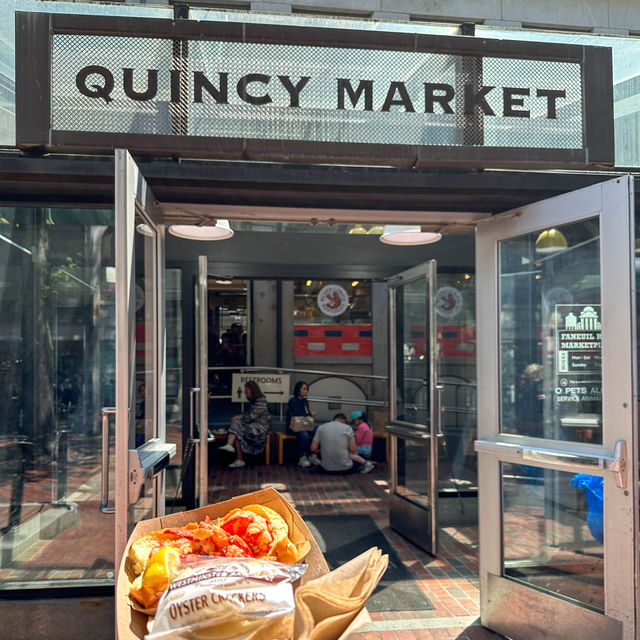 🦞Boston | Quincy Market 必吃的龍蝦卷!😋