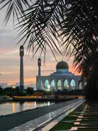 The Central Mosque of Songkhla, Beautiful View During Sunset