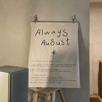 ホンデ・ヨンナムドンエリアで1番お気に入りのカフェ"Always au8ust"🤎
