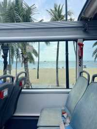 ชวนแฟนไปนั่งรถบัส 🚌 ชมวิวทะเล 🌊  🌴 , เมืองพัทยา