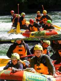 🇳🇿 Rafting at Tutea Falls 📍 Rotorua