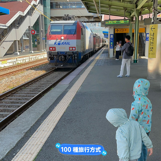 釜山搭乘火車 龜浦-釜山