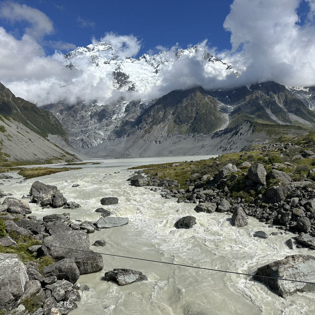Hiking beneath the fiords