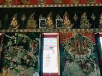 泰國曼谷湄南河畔著名古跡寺廟景點：Wat Suwannaram Ratchaworawihan，氣勢恢宏寺廟建築，十六世紀精美壁畫，適合打卡拍照📸冥想