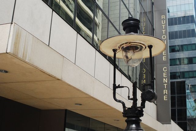 The Only Surviving Gas Lamps in Hong Kong at the Duddell Street Steps and Gas Lamps in Hong Kong
