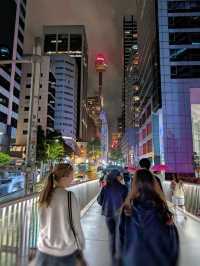 360° overlooking the breathtaking Sydney cityscape on The Sydney Tower Eye. 