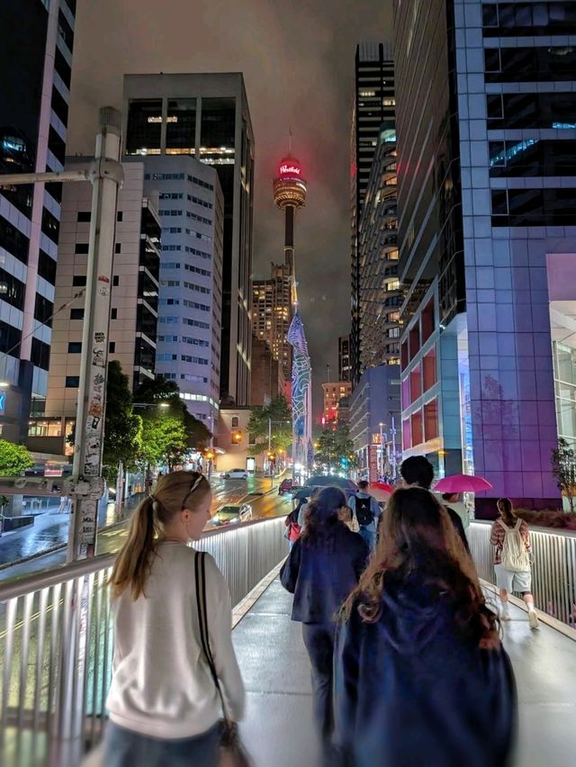 360° overlooking the breathtaking Sydney cityscape on The Sydney Tower Eye. 