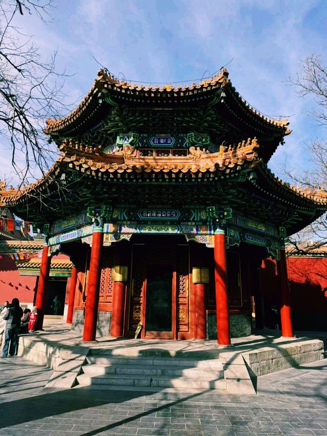 中國北京著名景點：雍和宮，適合打卡拍照📸