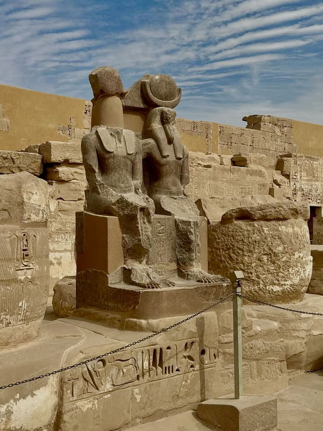 ✨ Deir el-Bahari Diaries: Pharaohs, Sandals, & a Goat’s Selfie Moment 🐐