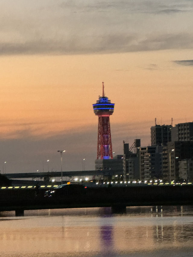 🌌 다양한 각도에서 보는 하카타 포트타워, 하카타만의 랜드마크! 