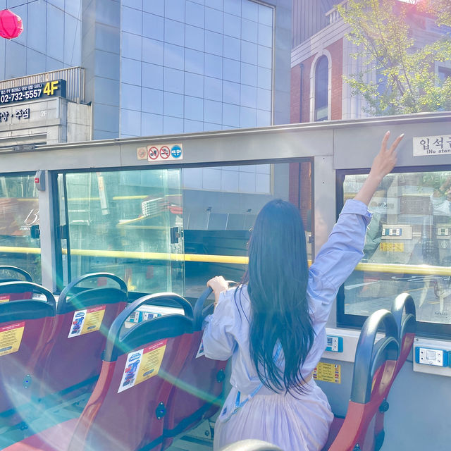서울에서 2층 버스타고 떠나는 도심고궁남산 코스 👍