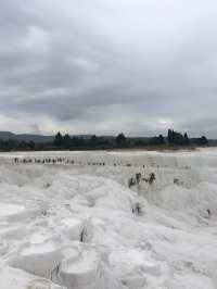 土耳其-棉堡（棉花堡），珍稀的雪白城堡～