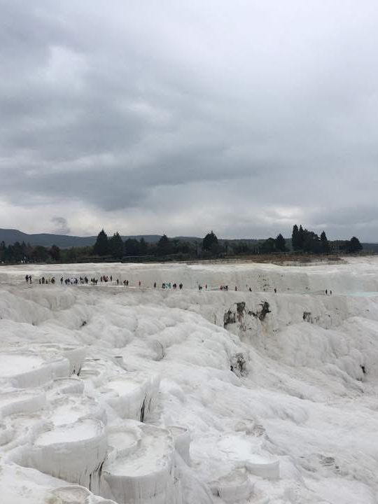 土耳其-棉堡（棉花堡），珍稀的雪白城堡～