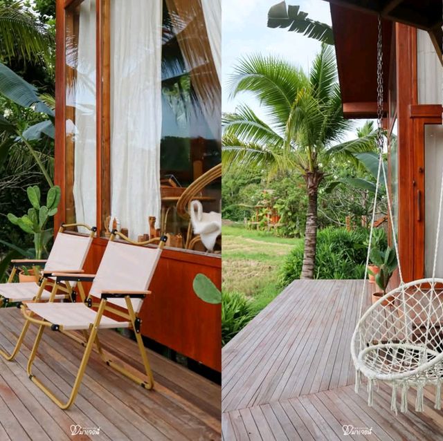 ที่พักวิวหลักล้านกลางทุ่งนาใน จังหวัดน่าน