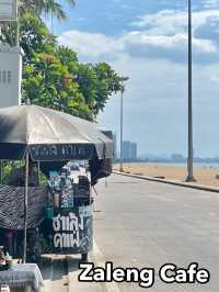 Zaleng cafe ซาเล้งคาเฟ่ ร้านกาแฟสุดคุ้มริมทะเล