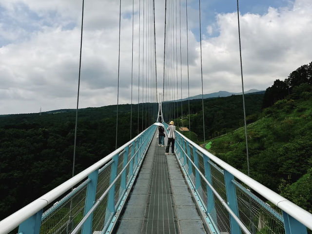 Mishima Skywalk: A Cloudy View from Japan's Longest Suspension Bridge ☁️🚶‍♀️
