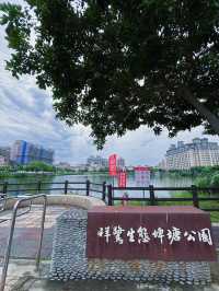 🌿祥鷺生態埤塘公園｜桃園市區裡的小森林，輕鬆散步賞水鳥的靜謐角落 🐦🌾