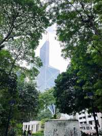 A Serene Escape: Flowers in Hong Kong Park