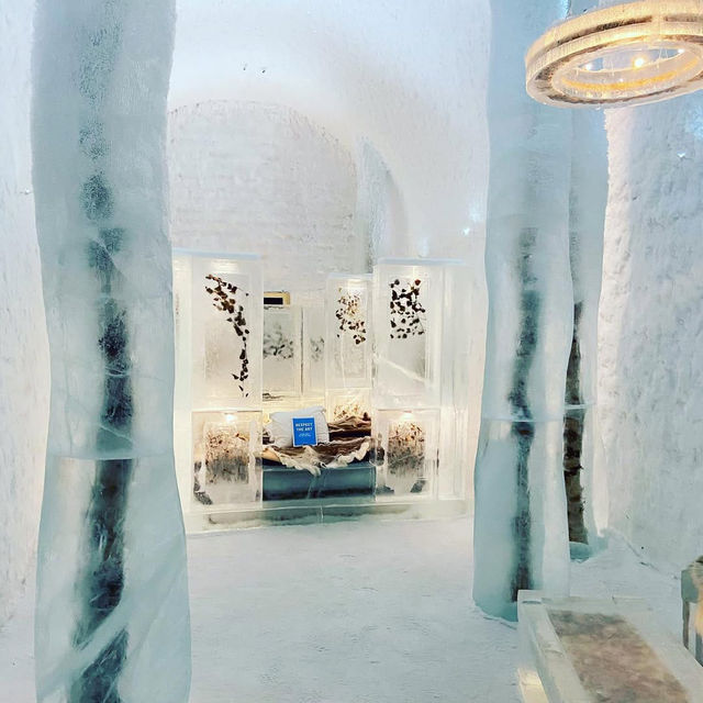 Sleeping on Ice at the Jukkasjärvi Ice Hotel