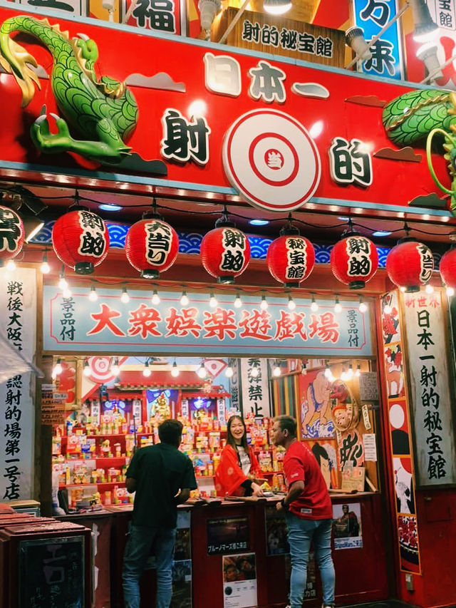 🇯🇵The Many Lights and Colors of Osaka🇯🇵Games and Food shops💕