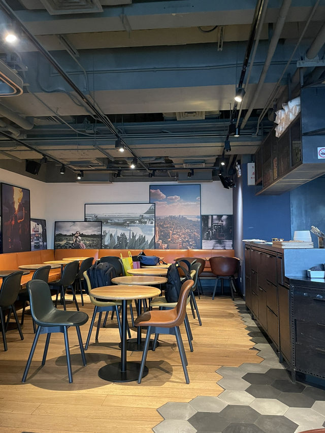 [홍차오국제선] 상하이공항에서 발견한 공항뷰카페 wagas ✈️☕️