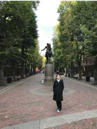 Boston One Day Walk 🚶‍♀️ ตามเส้นสีแดงก็เที่ยวครบ