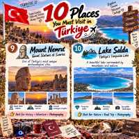 🇹🇷 10 Places You Must Visit in Türkiye ✈️