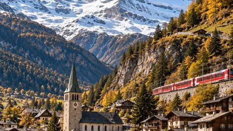 EP.2 | Glacier Express — Switzerland 🇨🇭 — traveler post in Zermatt