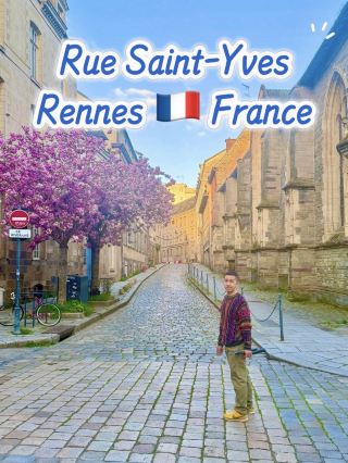 🌈ถนนสายประวัติศาสตร์ที่สงบและสวยงาม🌈 Rennes 🇫🇷 France