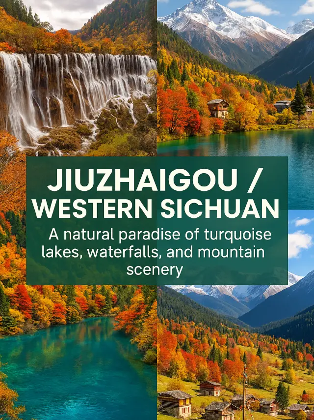 Jiuzhaigou – A Fairytale Valley in Western Sichuan 🌿💦🍂